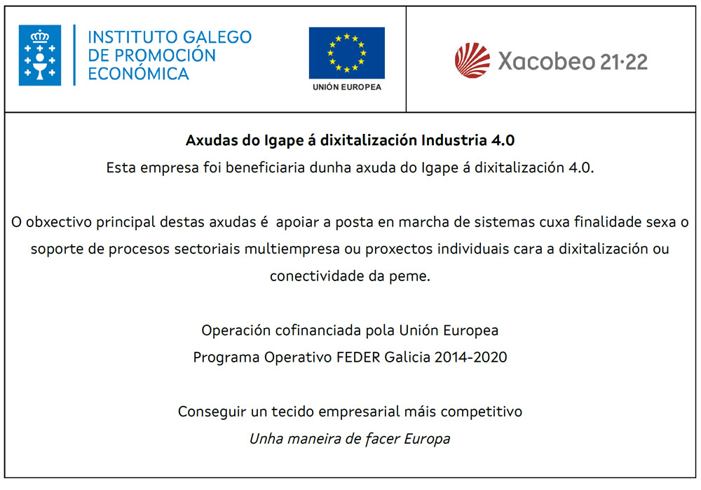 Axudas do Igape á dixitalización Industria 4.0